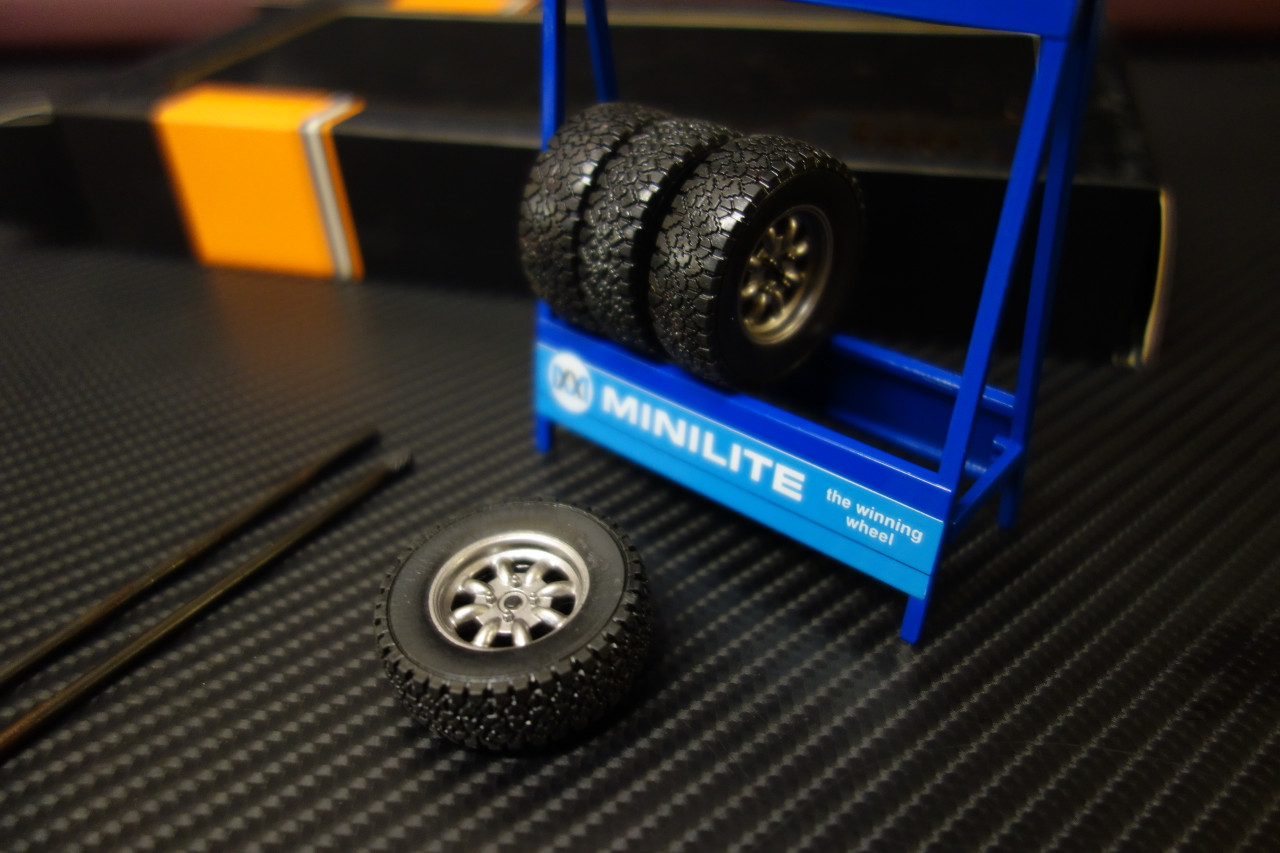 Minilite wheel rack and stand
