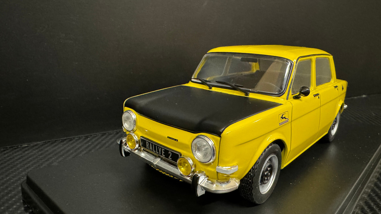 Simca 1000 Rallye 2 Yellow / Mat Black