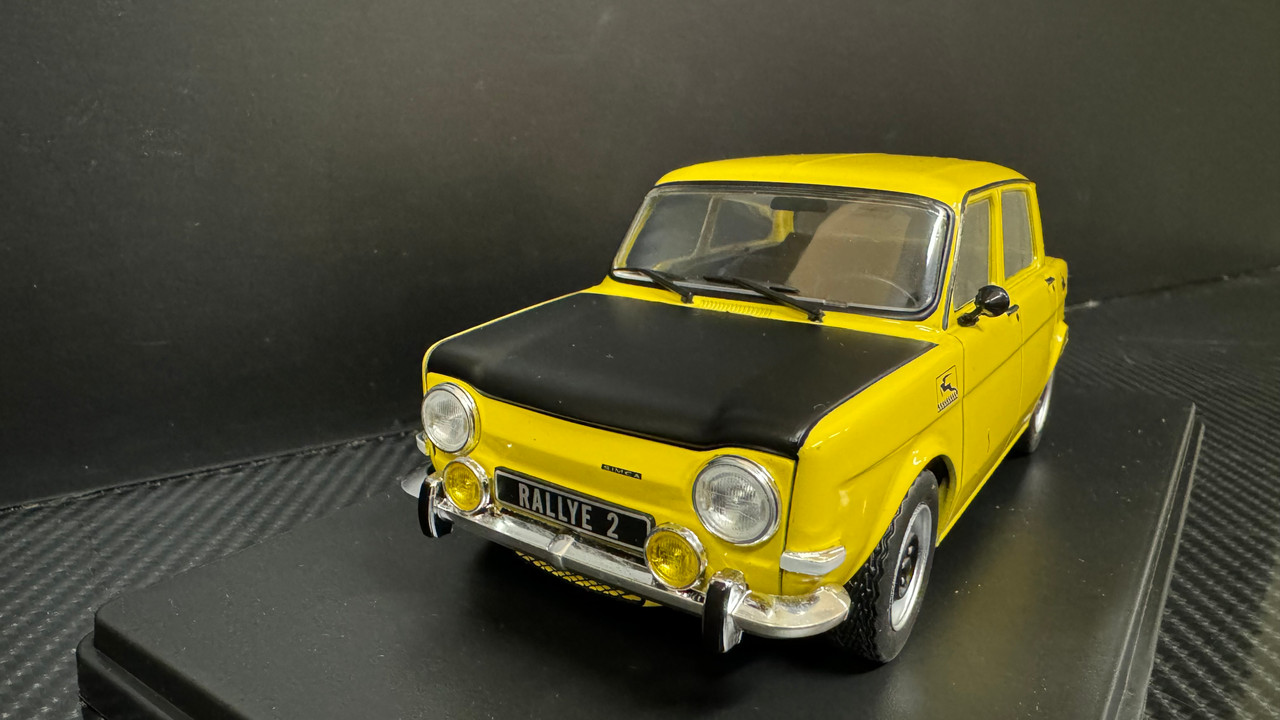 Simca 1000 Rallye 2 Yellow / Mat Black