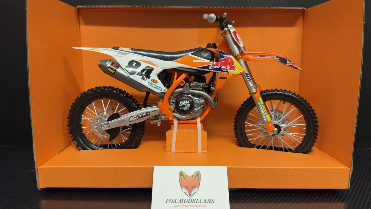 KTM 450 SX RED BULL #84 JEFFREY HERLINGS SUPERCROSS WORLD CHAMPION