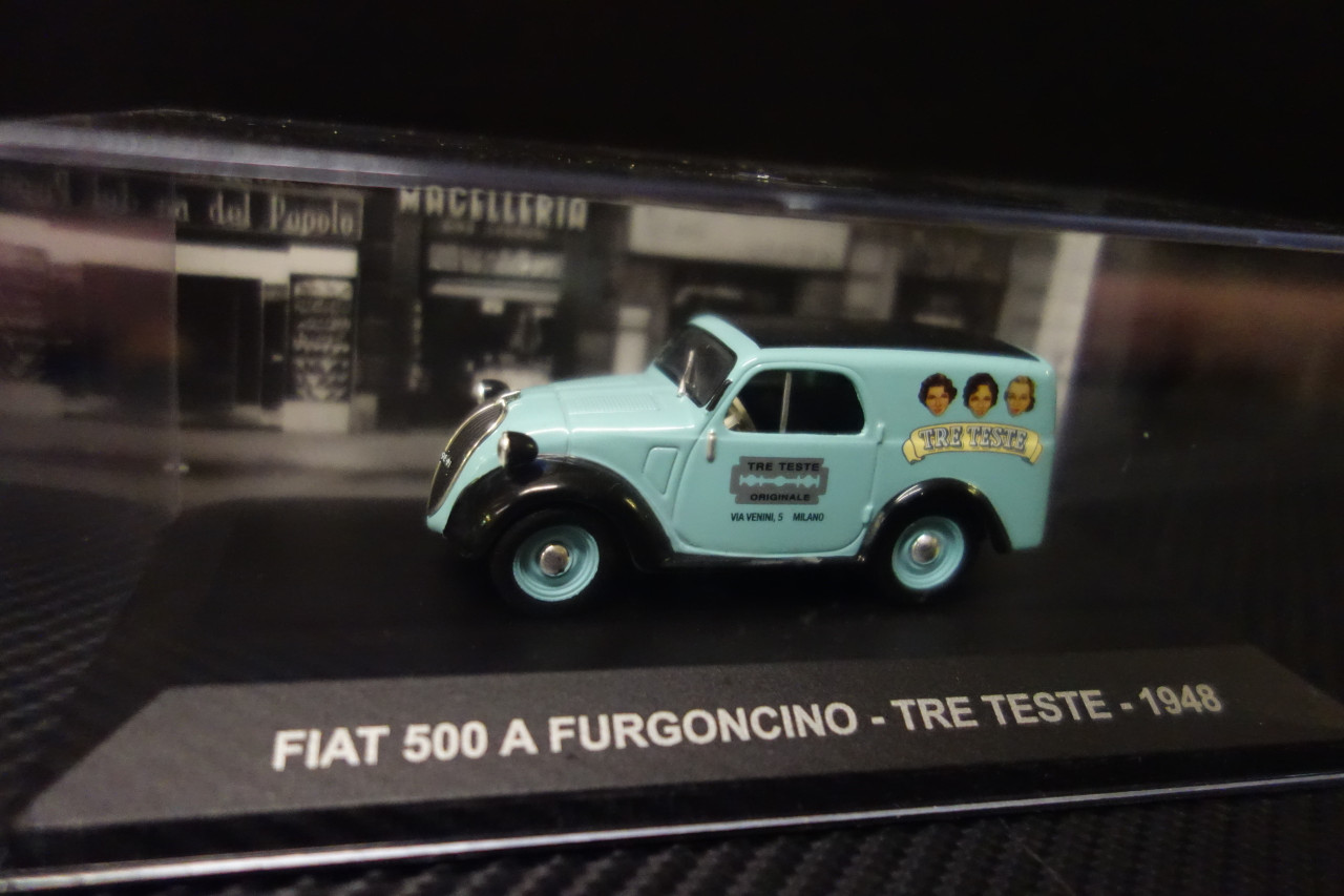 Fiat 500 A Fourgonnette Trois Fenêtres 1948 - Modèle 1/43 IXO, Boîte D'origine