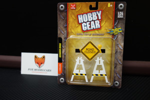 Road closed Diorama 1/24 1/18