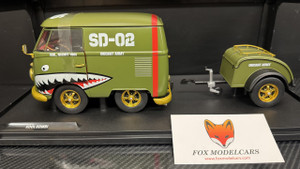 VOLKSWAGEN T1 VAN KOOL COMBI WITH TRAILER GREEN