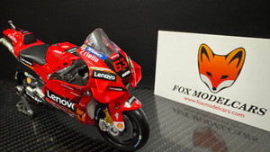 DUCATI - DESMOSEDICI GP22 TEAM LENOVO #63 WORLD CHAMPION MOTOGP SEASON 2022 FRANCESCO BAGNAIA DUCATI - DESMOSEDICI GP22 TEAM LENOVO #63 WORLD CHAMPION MOTOGP SEASON 2022 FRANCESCO BAGNAIA