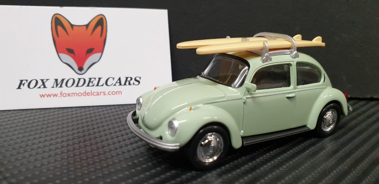 VW Beetle Coccinelle 1973 With Serfing Board