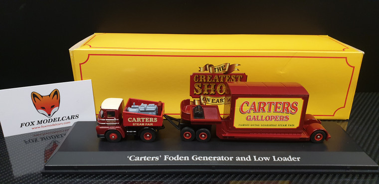 Carters Steam Fair Foden Generator & Low Loader *the Greatest Show on Earth*