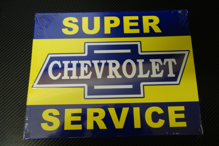 Super Chevrolet service Tin Sign