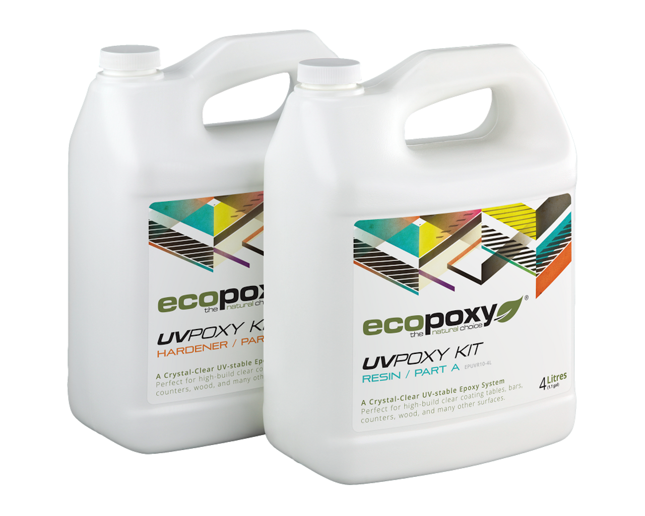 Coat and protect your surfaces with UVPoxy. 
UVPoxy is a crystal clear, brilliant surface that accentuates and magnifies the material below it.
