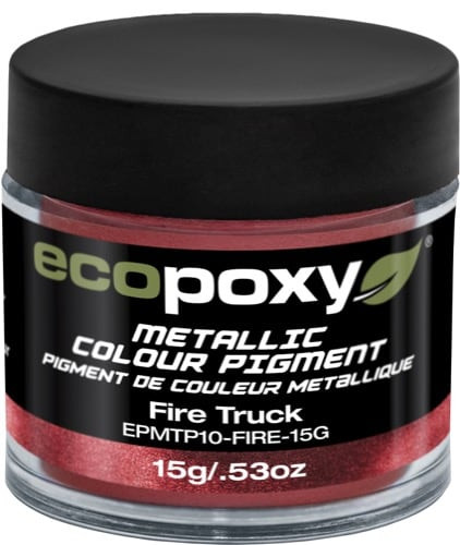 EcoPoxy - 15g Metallic ColorPigment - Fire Truck (628199906820)