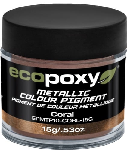 EcoPoxy - 15g Metallic ColorPigment - Coral (628199906066)