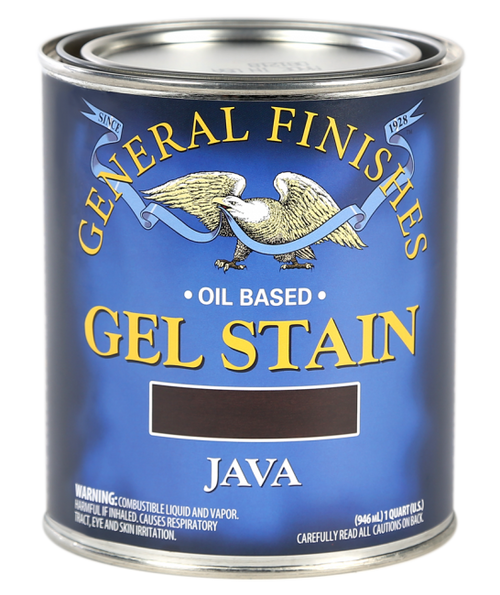 General Finishes - Gel Stain, Oil Base - JAVA - PINT(606016102532)