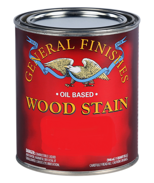 General Finishes - Oil Stain - Danish Teak - 1/2 PINT(606016104468)