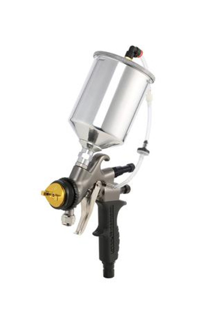 Apollo - 3-stage, POWER 3 VS; 110 volt motor with 29' air flex hose and A7700GT-600 spray gun and  A5034A 600cc Gravity Feed cup. (PW3VS1107700GT6)