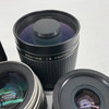 ASSORTED MF 11 LENSES FROM VIVATAR, MINOLTA, PENTAX AND MORE