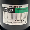 Oriental Electromagnetic Brake Reversible Motor 60W 100V 50/60Hz 90 RPM NEW