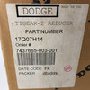 Dodge 17Q07H14 TIGEAR-2 Worm Gear Reducer 7:1 Ratio 140TC Hollow Output New