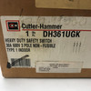 CUTLER HAMMER DH361UGK 30A 600V INDOOR NON-FUSIBLE SAFETY SWITCH