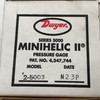 DWYER 2-5003 MINIHELIC II SERIES 5000 PRESSURE GAUGE 0-3.0 INCHES W.C - NEW