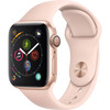 Apple Series 4 40 mm  Gold Alu Pink Sand Sport Band GPS - New