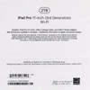 Apple iPad Pro 11" 3rd Gen 2021 A2377 Wi-Fi Only 2TB Space Gray New Sealed