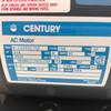 Century B13551-CA 3/4 HP Single Phase AC Motor 3450 RPM 115V 8-128551-04