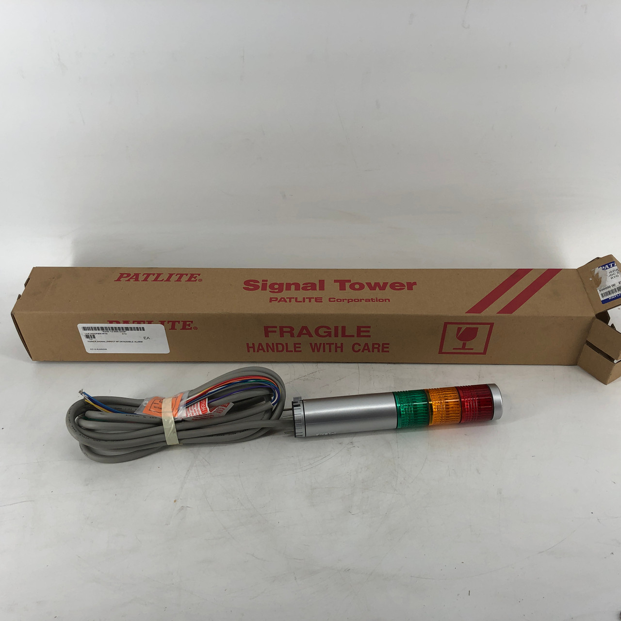 Patlite LCE-302UFBW-RYG+FB120 LIGHT TOWER W/ BUZZER - NEW