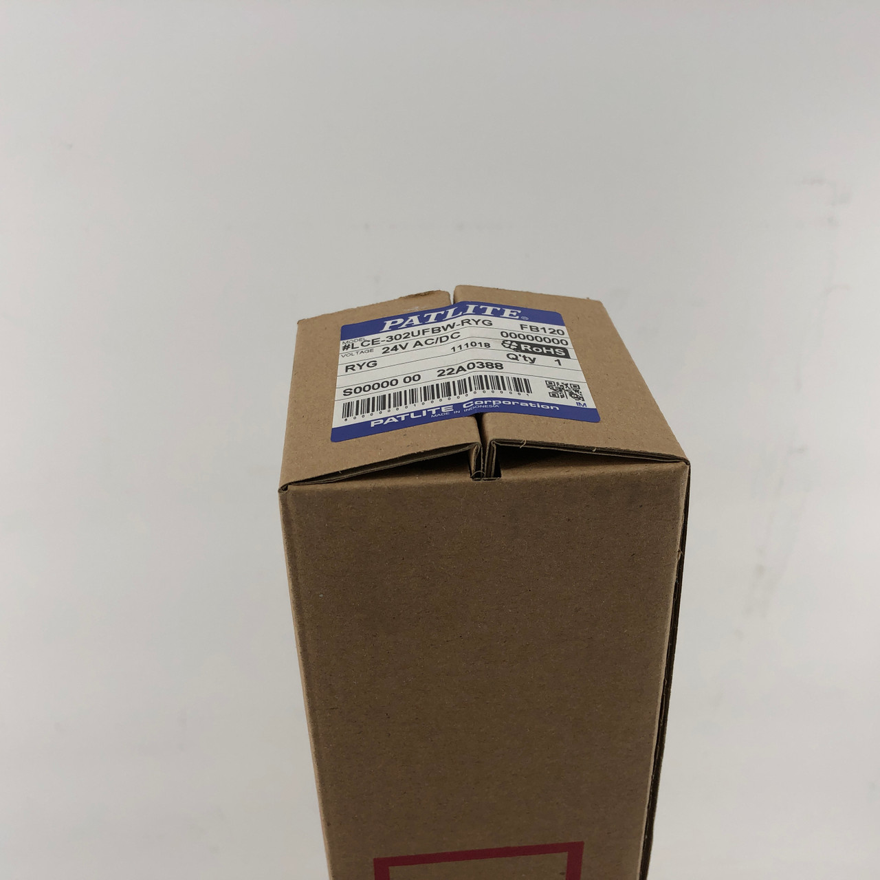 Patlite LCE-302UFBW-RYG+FB120 LIGHT TOWER W/ BUZZER - NEW