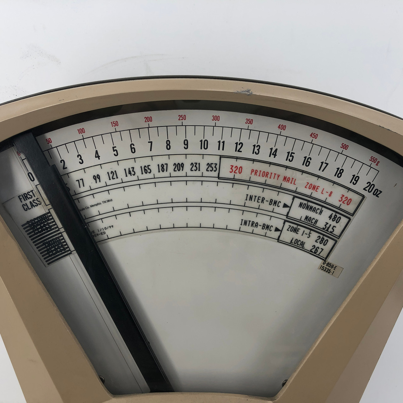 PENNSYLVANIA ITEM 0-0-592 1980'S VINTAGE POSTAL 20 OUNCE X 1/2 OUNCE SCALE