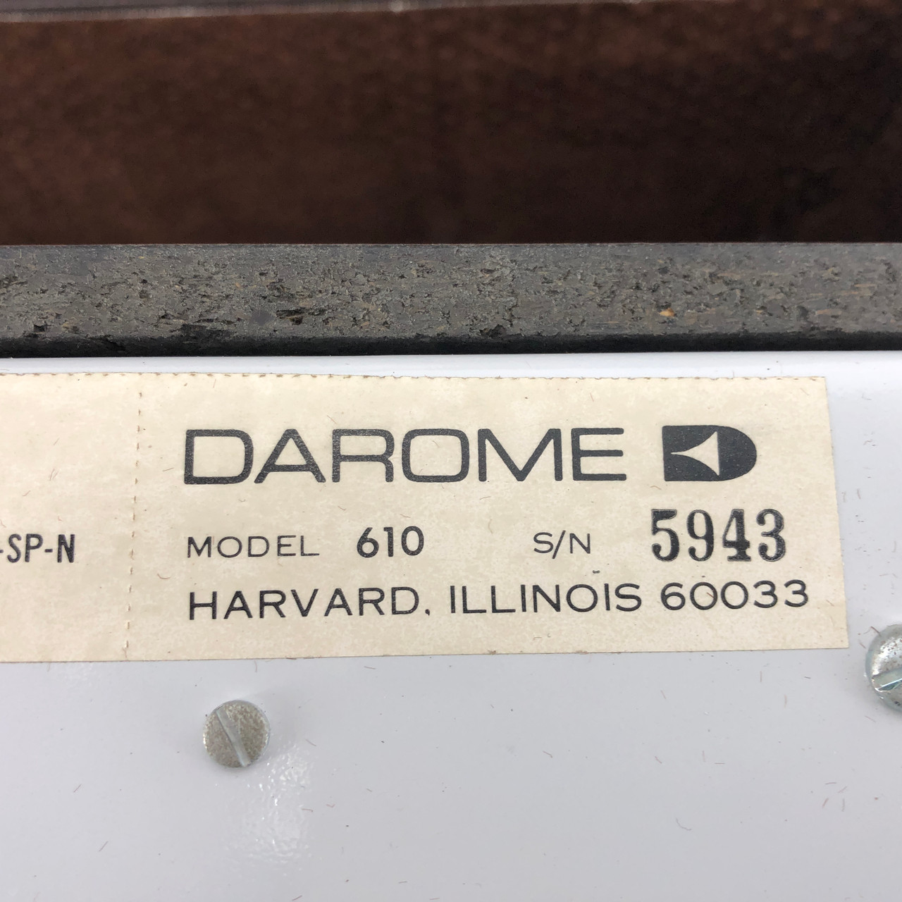 DAROME 610F VINTAGE PA RADIO SYSTEM WITH 4 MICROPHONES AND CASE