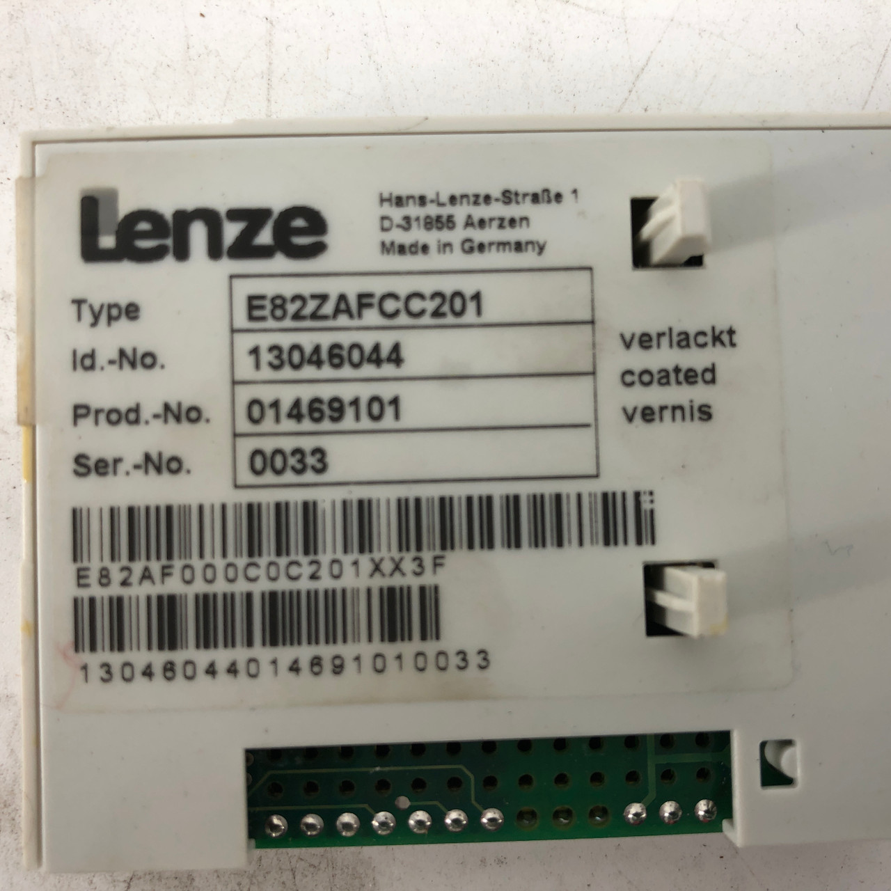 LENZE FUNCTION MODULE E82ZAFCC201 - NEW
