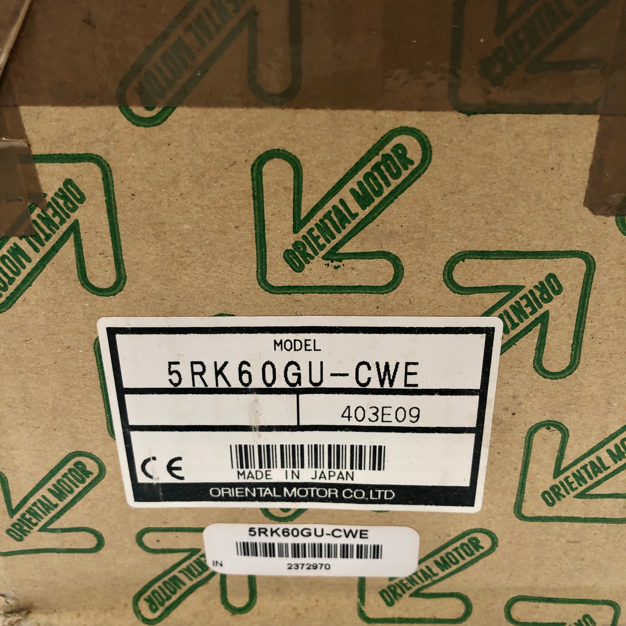 Oriental Electromagnetic Brake Reversible Motor 60W 100V 50/60Hz 90 RPM NEW