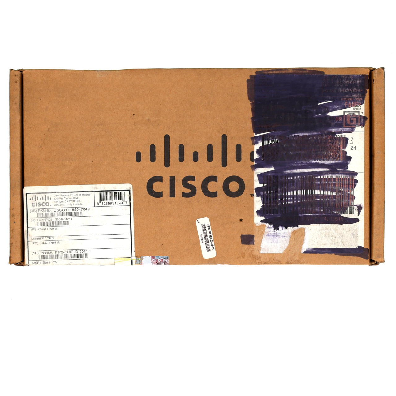 Cisco FIPS Opacity Shield for 2911 ISR FIPS-Shield-2911 Drive Case New