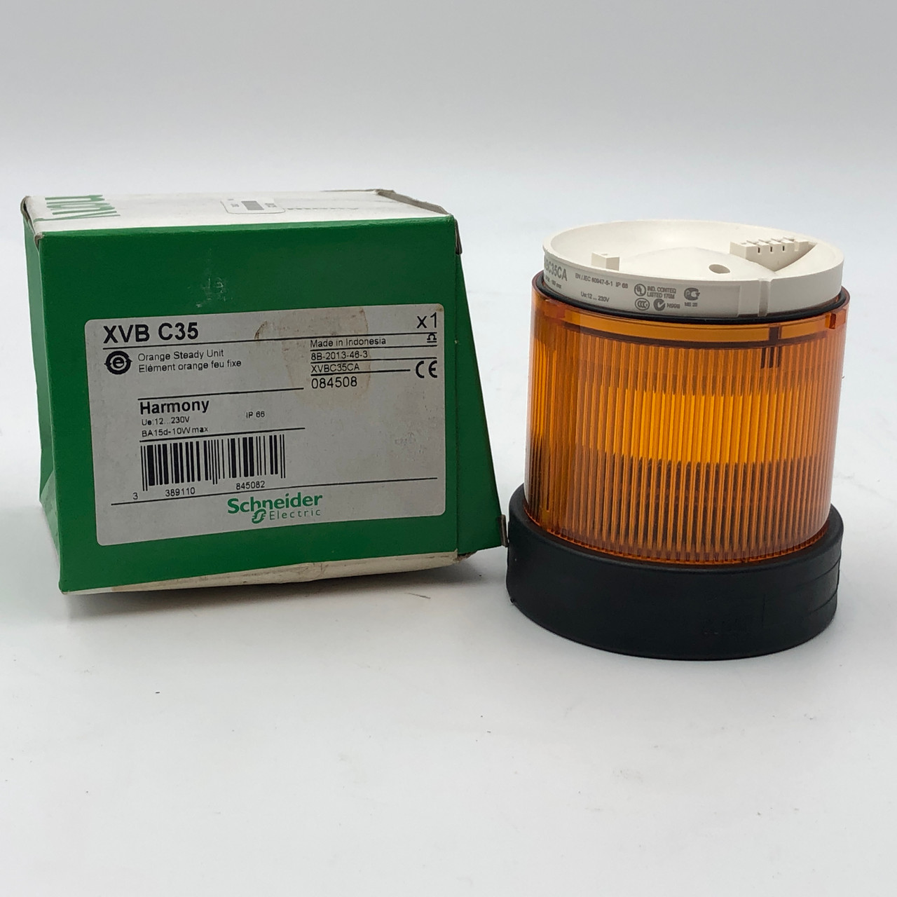 SCHNEIDER ELECTRIC XVB C35 ORANGE STEADY STACK LIGHT - NEW