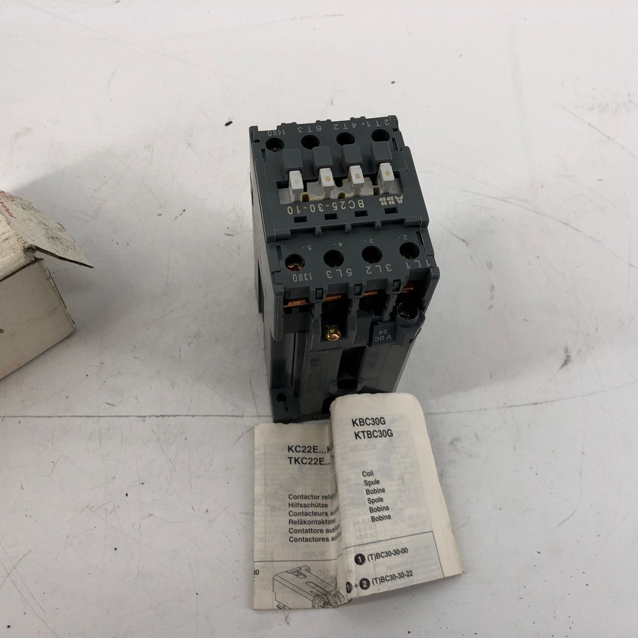 ABB BC 25-30-10 CONTACTOR 24VDC COIL  NEW