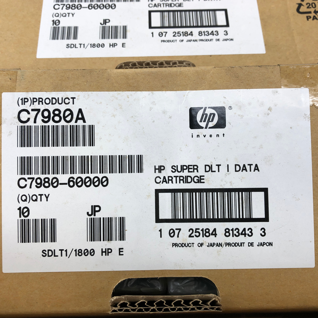 HP C7980A DATA CARTRIDGE DLT TAPE 320GB - NEW 10 PACK