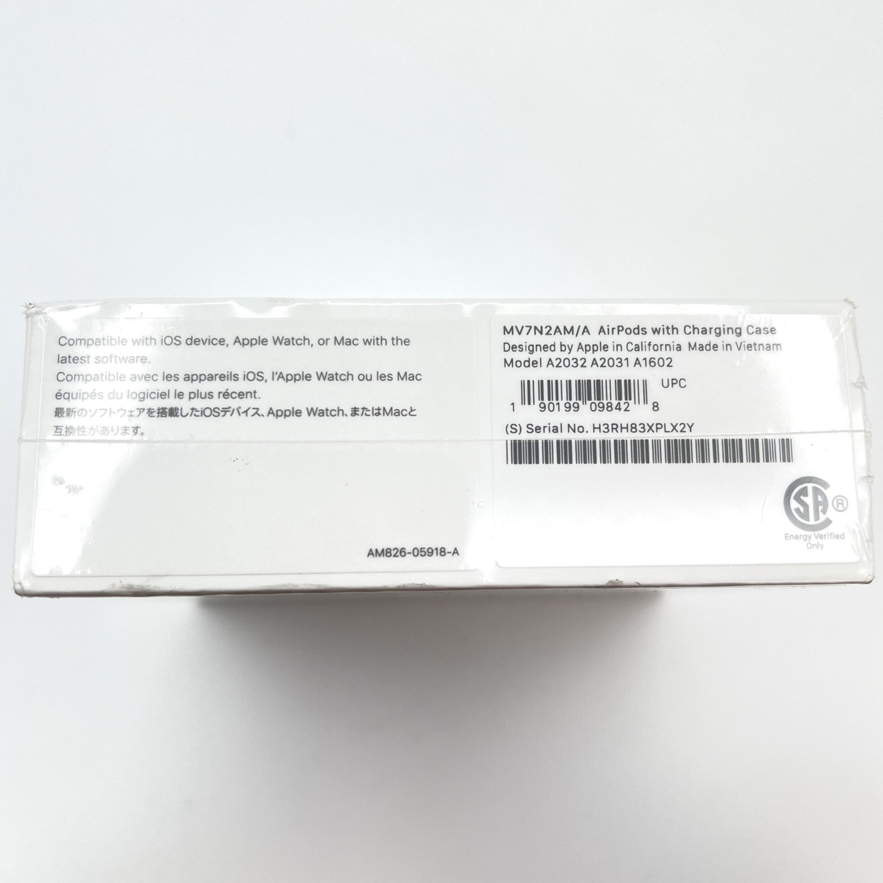 APPLE AIRPODS (2ND GENERATION) WITH CHARGING CASE NEW