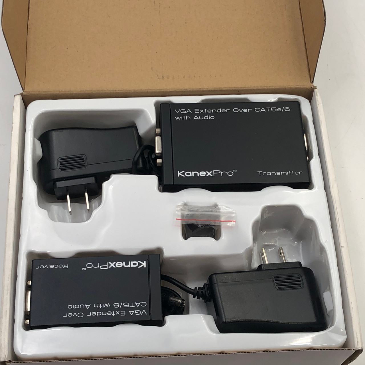 KANEXPRO VGAEXTX1 VGA Extender Over CAT5/6 with Audio NEW