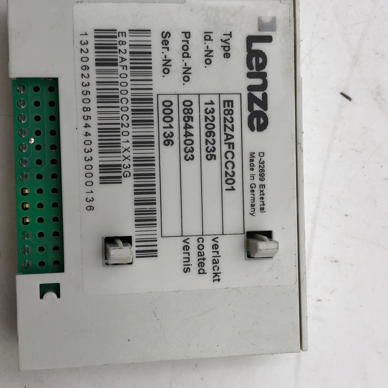 LENZE FUNCTION MODULE E82ZAFCC201 USED