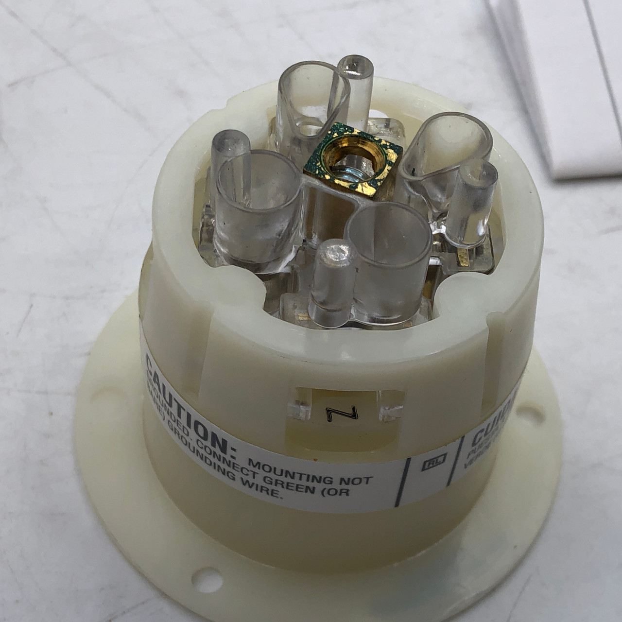 Hubbell HBL2515 Locking Flanged Inlet 20A 3P 120/208 VAC NEW