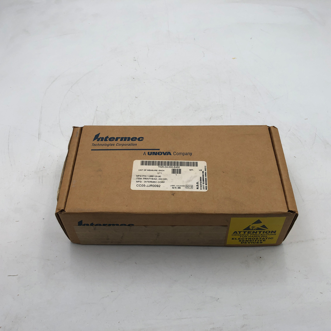 HONEYWELL INTERMEC 203 DPI PRINTHEAD 1-989125-90 - NEW