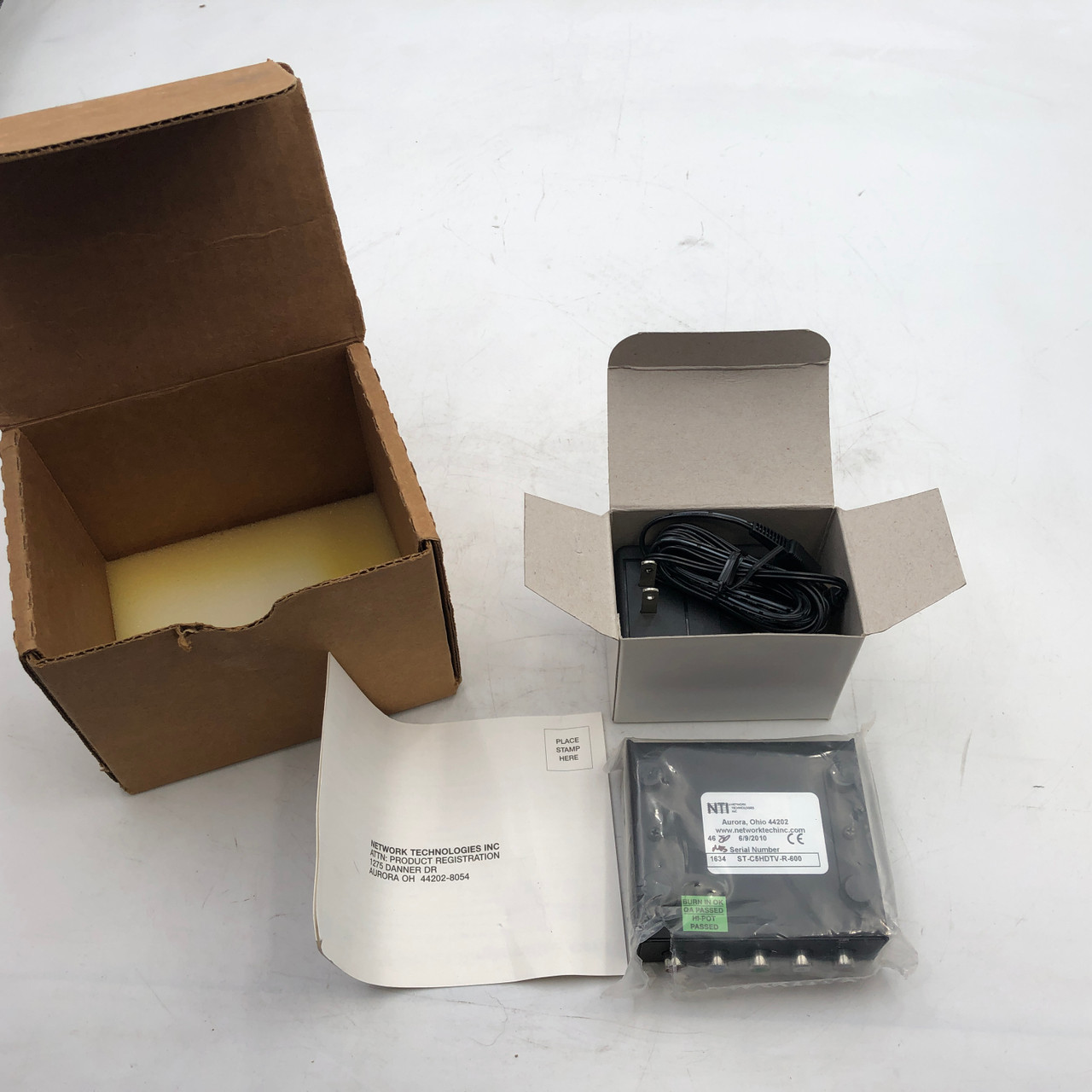 NTI ST-C5HDTV-R-600 Component Video And Audio Extender Up to 600 feet NEW