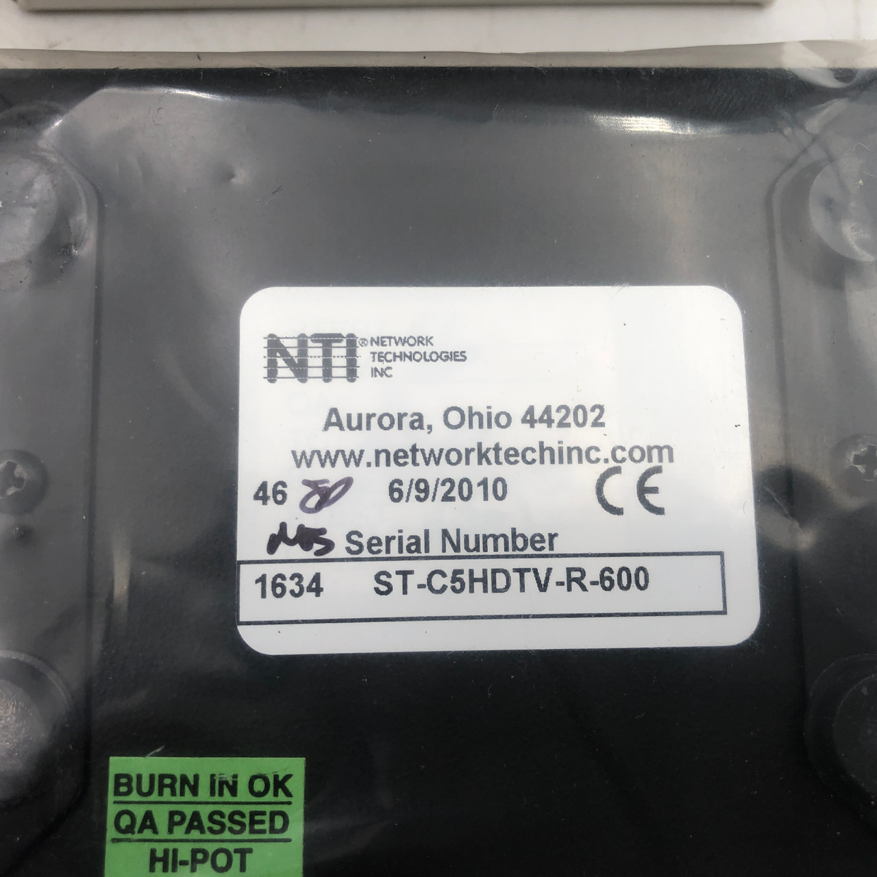 NTI ST-C5HDTV-R-600 Component Video And Audio Extender Up to 600 feet NEW