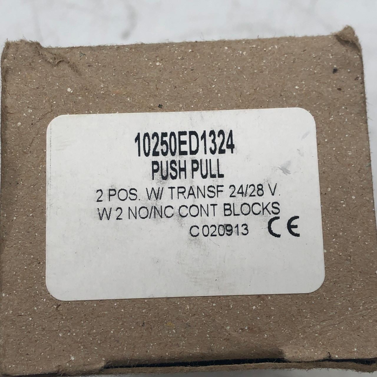 CUTLER HAMMER 10250ED1324 24/28V PUSH PULL RED EMERGENCY STOP SWITCH - NEW