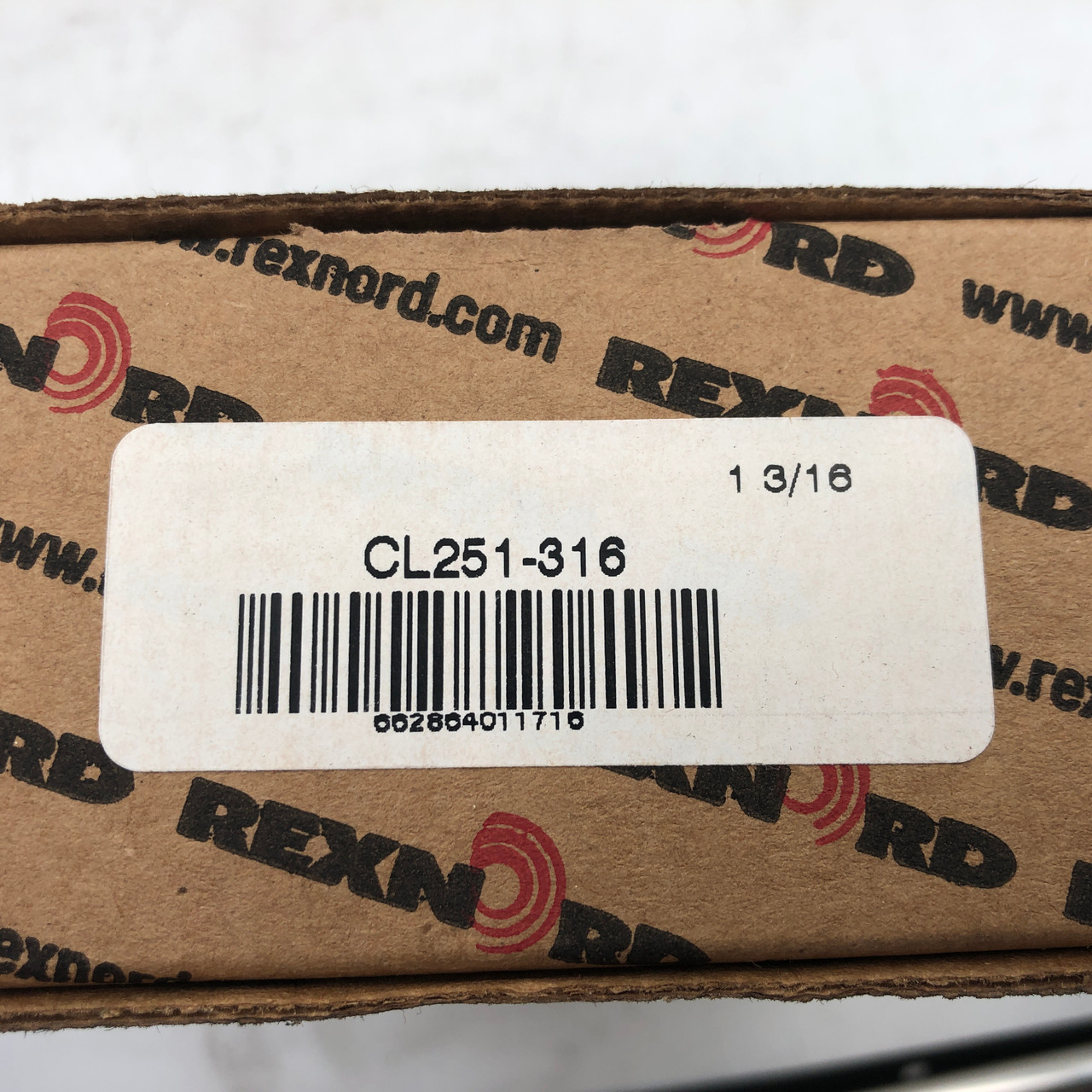 REXNORD CL251-316 1 3/16" PILLOW BLOCK BEARING