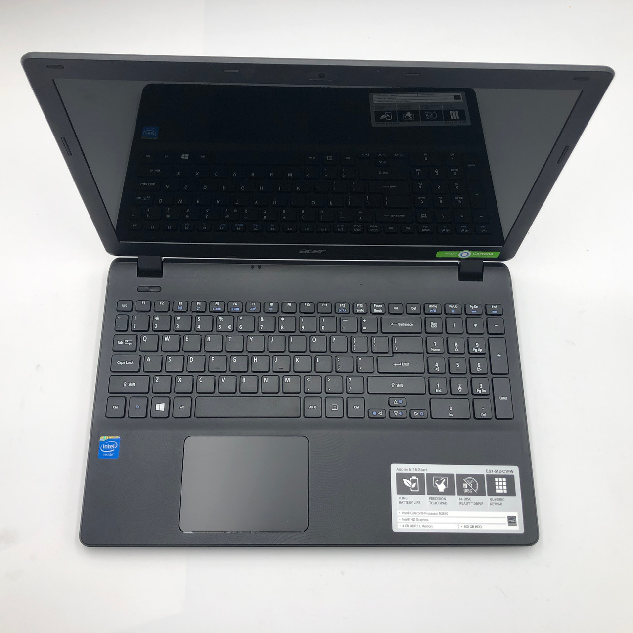 ACER ASPIRE ES1-512 - INTEL CELERON @ 2.16 GHZ | 4 GB RAM | 500 GB HDD - READ