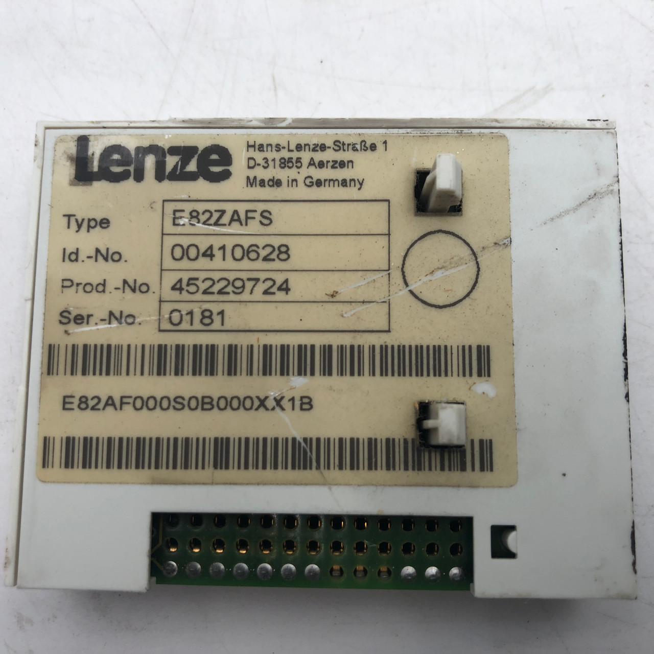 LENZE E82ZAFS PROFIBUS COMMUNICATIONS MODULE