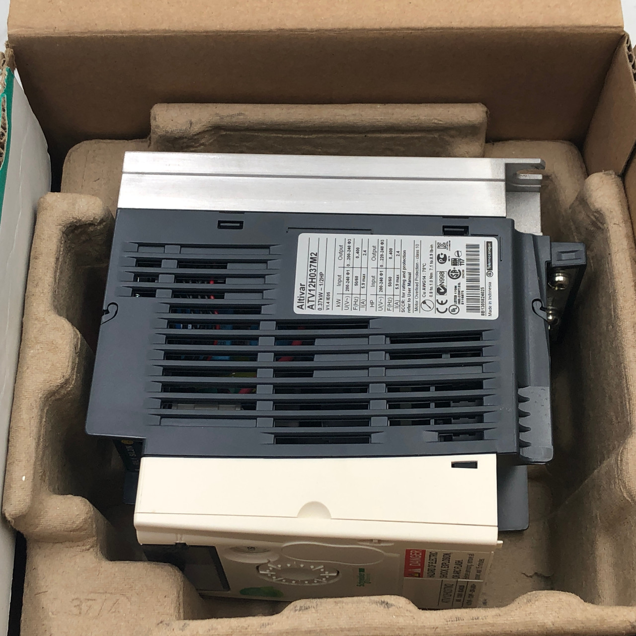 Schneider Electric ATV12H037M2 Altivar 12 VSD 0.37kW 0.55HP 200-240VAC 3-Phase