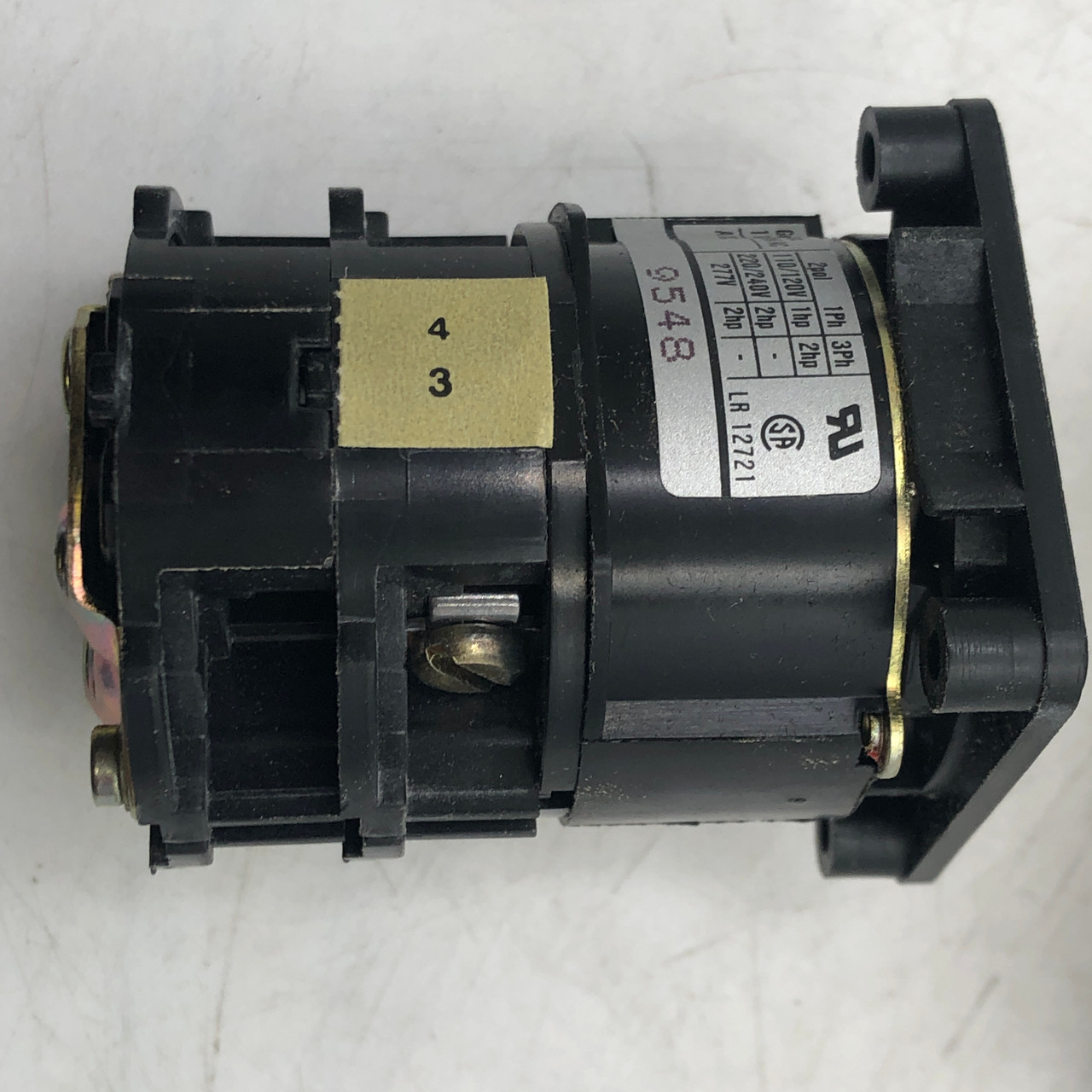 SQUARE D 9003-K3C003A 32A 7.5kW 660V CONTACT BLOCK ON/OFF SWITCH - NEW