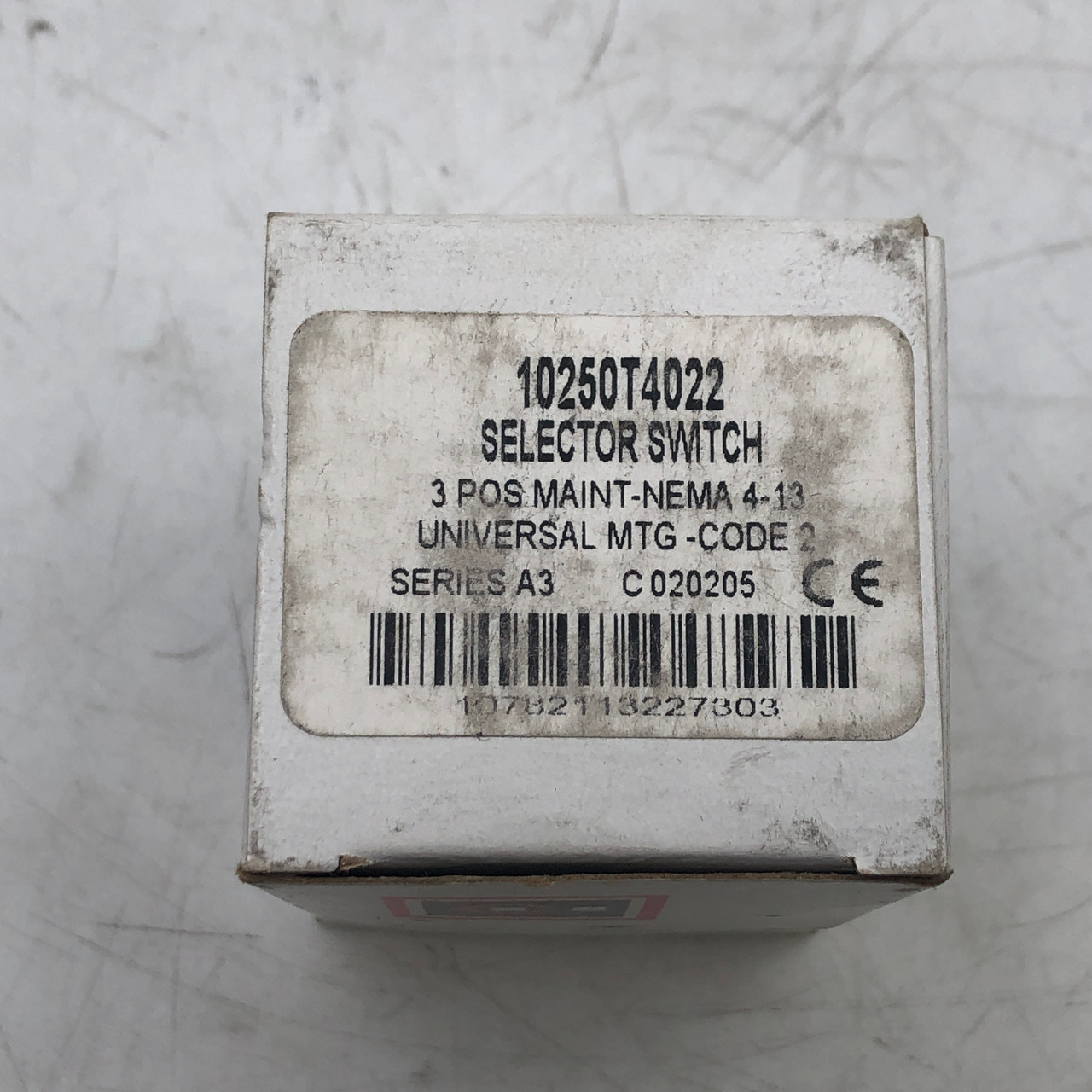 CUTLER HAMMER 10250T4022 SERIES A3 3 POS MAINTAINED SELECTOR SWITCH - NEW