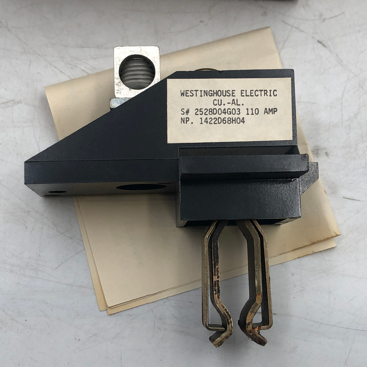 WESTINGHOUSE 2528D04G03 110A NEUTRAL STAB BUS DUCT NEUTRAL STAB KIT NEW